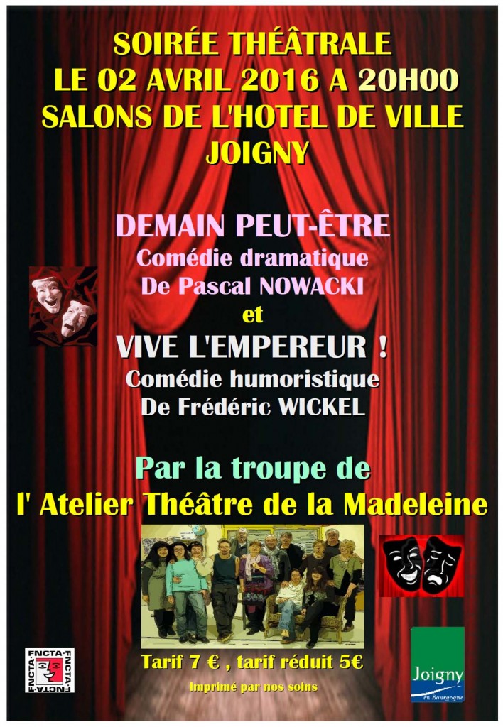 Madeleine_DemainPeutEtre_ViveLEmpereur_Affiche_2-04-2016